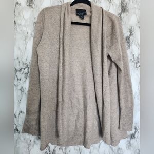 Cynthia Rowley Cashmere Open Front Longsleeve Cardigan Large